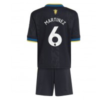 Manchester United Lisandro Martinez #6 Koszulka Trzecia dzieci 2025-26 Krótki Rękaw (+ krótkie spodenki)